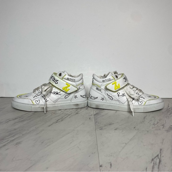 Zadig & Voltaire Mid Flash Sneaker 38 / 8 - Picture 7 of 15